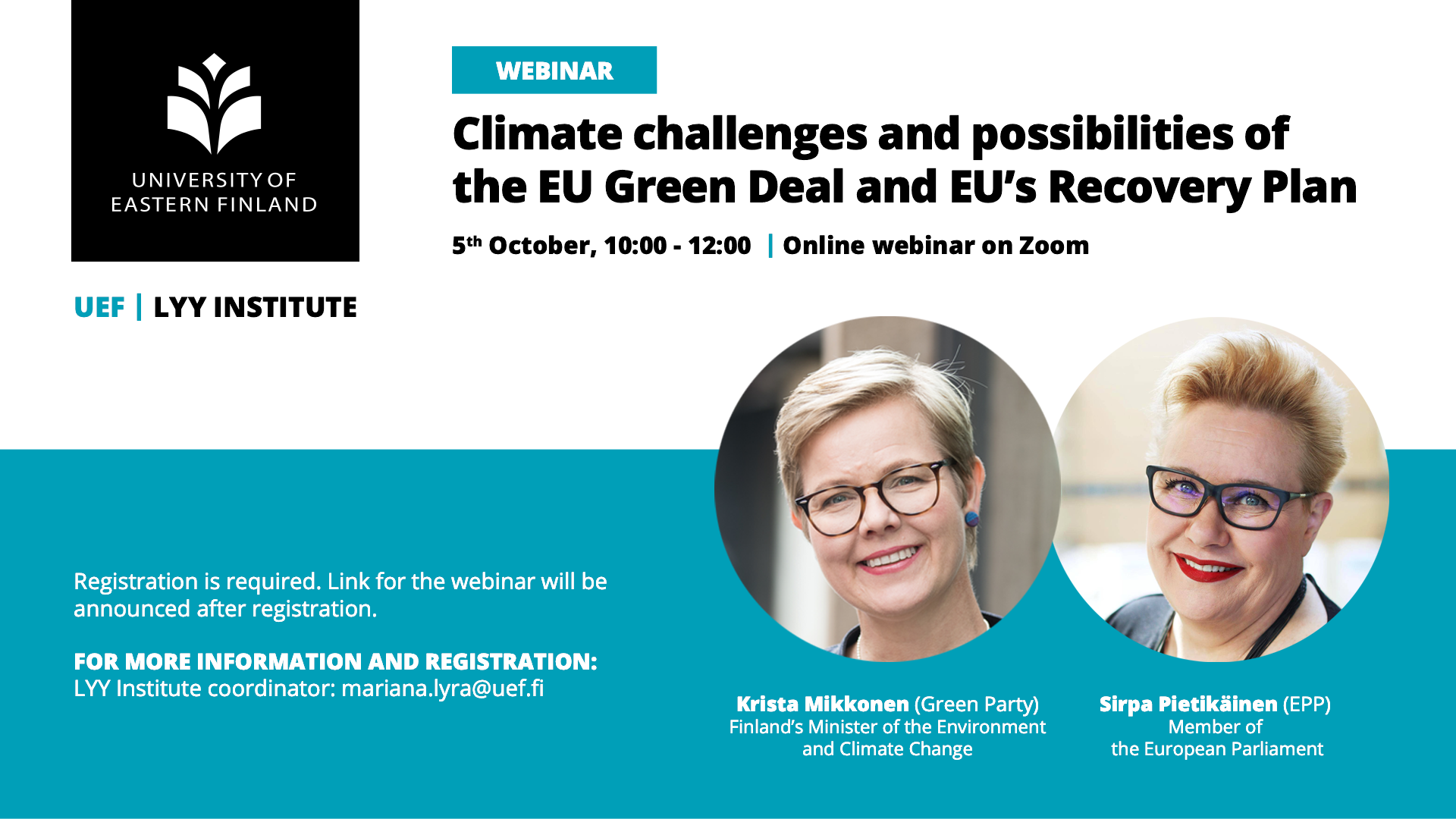 LYY Webinar Climate Challenges And Possibilities Of The EU Green Deal And EU s Recovery Plan 